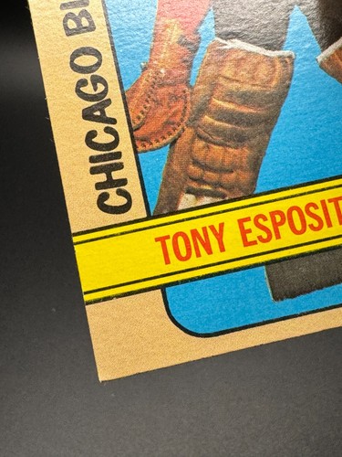 1972-73 Topps - #20 Tony Esposito - Picture 6 of 10