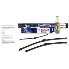 BOSCH WISCHER SCHEIBEN VORN +HECK +SCHEIBEN-REINIGER FÜR SKODA