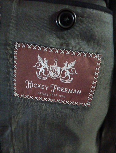 Traje de Esmoquin Hickey Freeman Caoba Para Hombre 44R 40x28 Negro Lana Worsted Hecho en EE. UU. - Imagen 2 de 15