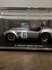 Kyosho 1/18 Scale Diecast 08041S Ford Shelby Cobra 427 S/C Racing Silver #6