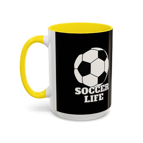 Soccer Life Coffee Mug, Gifts for Soccer Lovers, Sports Mug, Match Day Coffee - Picture 28 of 29