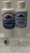 WATER PURIFICATION -  Part A -  NaCIO2 (8oz)  Part B HCI  (8oz)