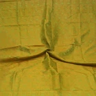 Vintage Green 100%Pure Silk Handloom Paisley Sari Remnant 4YD Craft Fabric Scrap