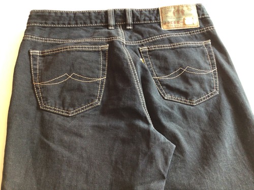 Joker Double Saddle Stitched Jeans Herren schwarz Gr.36/34 - Photo 9/9