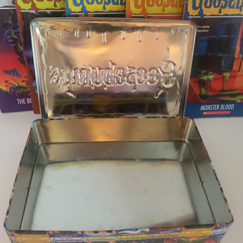 R. L. Stine Goosebumps 25th Anniversary Retro Set 5 Books and Tin Scholastic - Bild 11 von 24