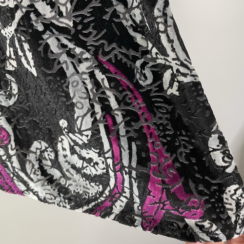 Chico's Terciopelo Burnout Túnica Kimono Chaqueta Floral L/XL Gran Tamaño Boho - Imagen 9 de 13