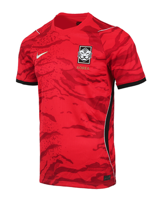 Nike サッカーシャツ 赤 Korea Lサイズ Nike Korea 2026 Dri-FIT Stadium Home Jersey Men's Soccer T-Shirts