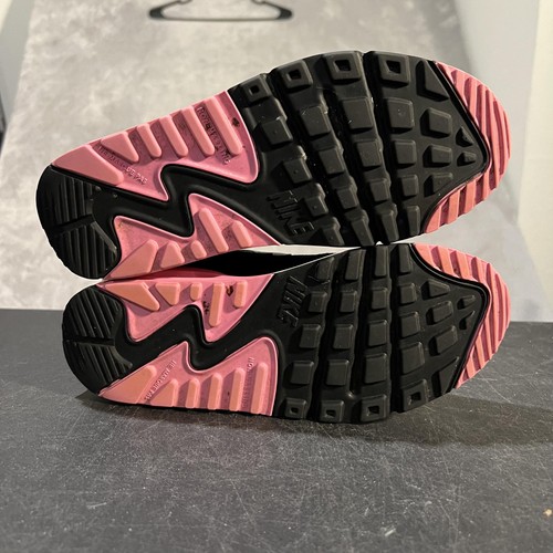 Nike Air Max 90 scarpe sneakers ragazzo taglia 6 anni bianco grigio rosa LTR GS CD6864-104 - Foto 4 di 10