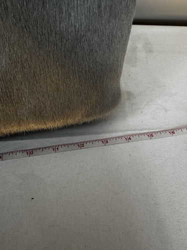 Bolso de hombro Brooks Brothers Italia cuero gris pelo en piel cartera silencioso de lujo - Imagen 14 de 19