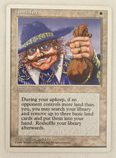 1x Land Tax 4th Fourth Edition MTG Magic the Gathering LP