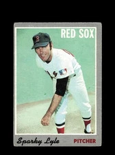 Baseball sports Topps Sparky Lyle Boston Red Sox Excellent