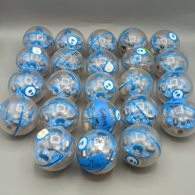 Lot of 23 Sphero SPRK+ App-Enabled Robotic Balls K001 (No Base) for Parts/Repair