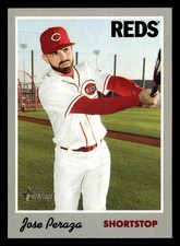 Jose Peraza 2019 Topps Heritage #22 Cincinnati Reds Buy10get5FREE