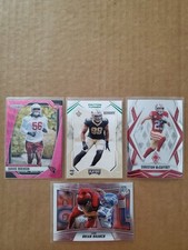 Football Stars/RC/Insert 4 card lot/Brian Branch/Payton Turner/CMC