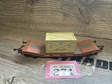 Hornby R6130 BR Lowmac EP Wagon E260844 with ESG Machinery Crate Load