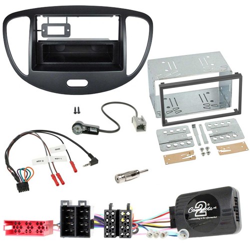 Kenwood DAB Bluetooth USB Lenkrad 2DIN Autoradio für Hyundai i10 2009-2013 schwa - Bild 3 von 13