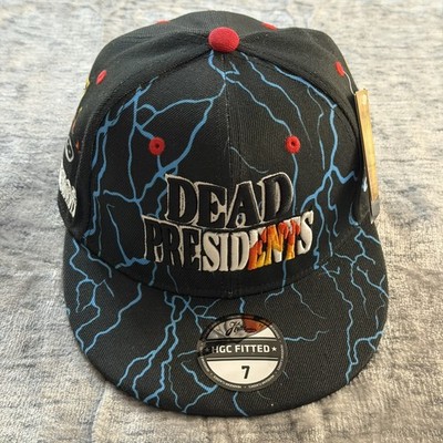 Headgear Classics Dead Presidents Fire & Brimstone Fitted Hat Size 7 Black