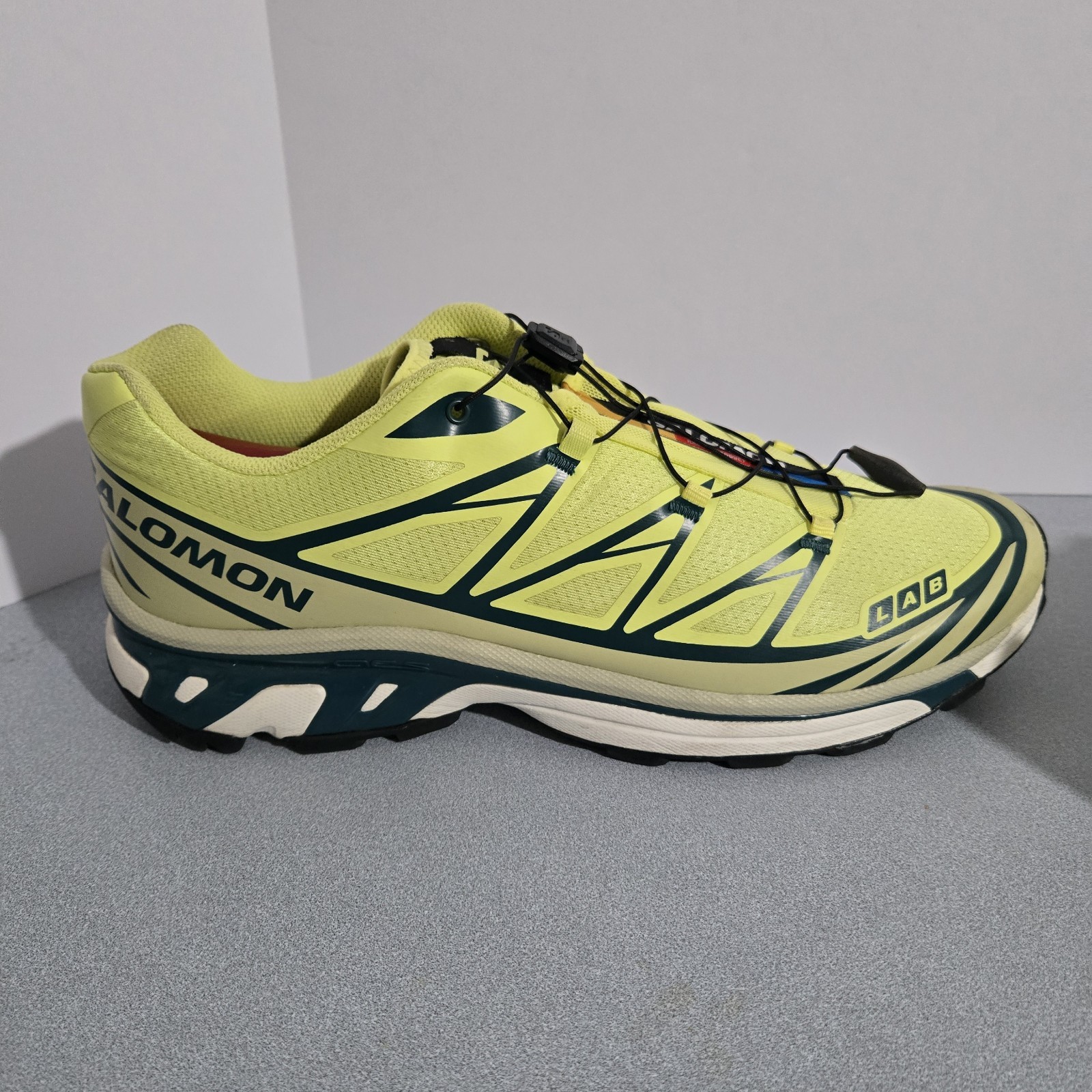 Salomon XT 6 Sunny Lime L47445200 taglia 13 US S Lab terreno morbido
