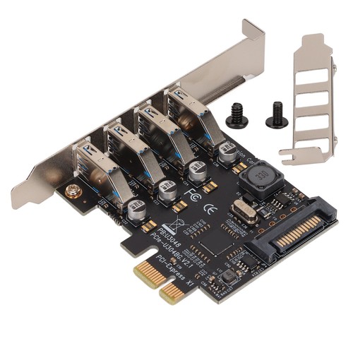 PCI E Zu USB 3.0 Erweiterungskarte 5GB Übertragung 4 Ports 15Pin Hintere US CHP - Bild 21 von 22