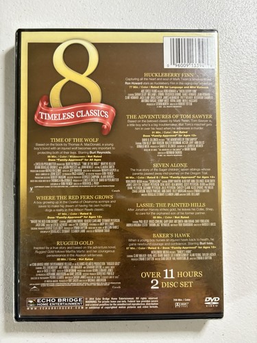 8 Timeless Classics (DVD, 2014, 2-Disc Set) - Picture 2 of 2
