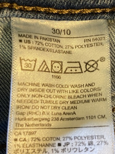 Women's Banana Republic High Rise Bootcut Blue Denim Jeans Size 30/10 - Picture 6 of 7