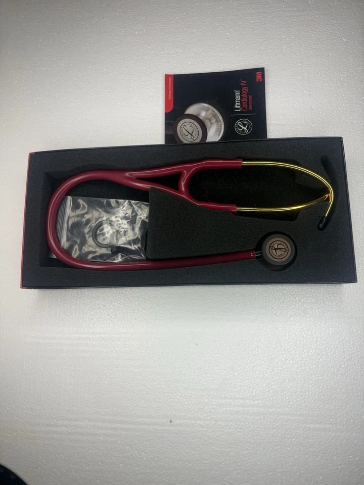 Littmann Cardiology IV Diagnostic Stethoscope wine Colour - Image 2 of 4