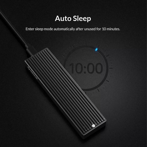 Universal ORICO M.2 NVME Enclosure Type C Gen2 SSD USB 3.1 Drive Case Plug&Play - Afbeelding 10 van 12