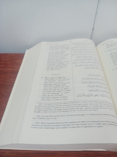 Die Bedeutung des Heiligen Korans von Abdullah Yusuf Ali grünes Leder - Bild 17 von 24