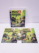 Mini Ninjas PS3 (Sony PlayStation 3, 2009) With Manual TESTED