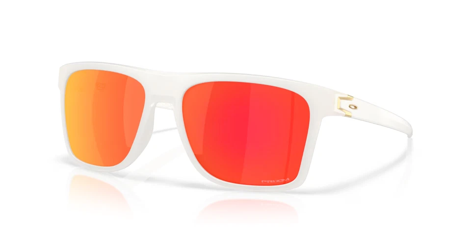 NUEVAS Gafas de sol Oakley LEFFINGWELL Mate Vapor Blanco PRIZM Rubí Lente 9100-20