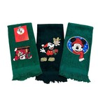 Vintage Disney Mickey Mouse Goofy Christmas Hand Towels Set of 3