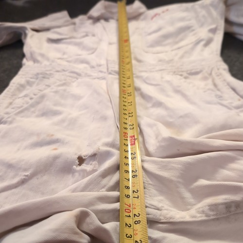 Vintage Big Ben Herren Jumpsuit weiß mechkanisch 50er "Mac" Modifikator Gr. 34 kurz - Bild 16 von 24