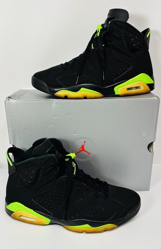 Nike Air Jordan 6 Retro Verde Elettrico CT8529-003 Taglia 12 - Foto 1 di 10