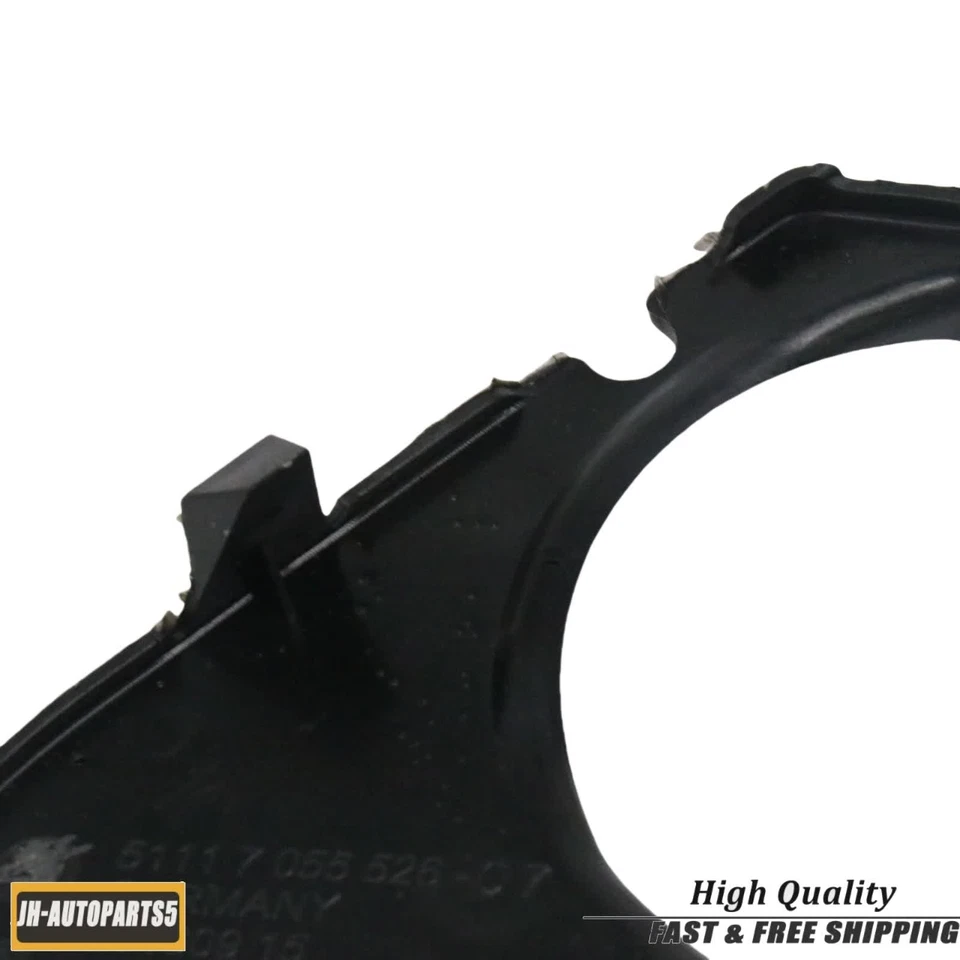 For 04-10 BMW 650i645Ci Front Right Passenger Bumper Fog Light Covers Bezel Trim - Imagem 3 de 4