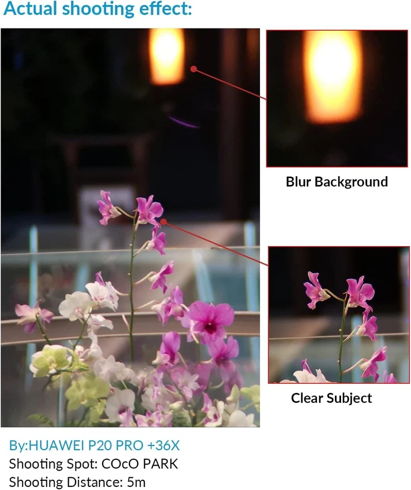 Apexel HD 36X Telephoto Lens for Mobile Phone with Tripod for iPhone Samsung - Image 4 of 4