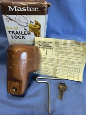 Nos Master Trailer Lock No. 39 Hitch Vintage Hitch Bull Dog Hammerblow Coupler