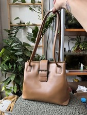 Medici Germany Leder Handtasche SchultertascheCognac Braun Vintage