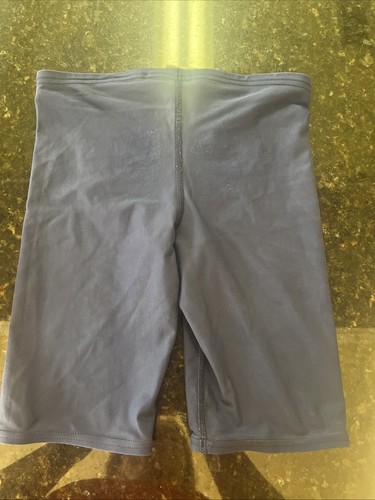 Speedo Boys Jammer Navy Sz 26 Swim Team Suit Bathing Suit Competitive Trunks - Picture 7 of 7