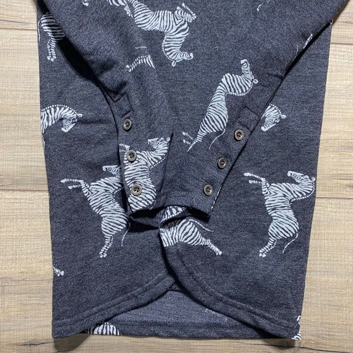 Jane and Delancey Women's Zebra Print Short Sleeve V-Neck Top Size 2X Gray - Picture 7 of 10