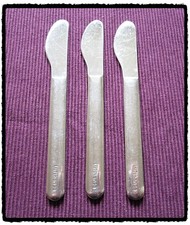 Lufthansa Besteck / 3 Messer / Design Wolf Karnagel / WMF 1986 / Guter Zustand !