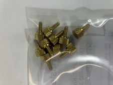 6-32 x 5/16" Knurled Brass Thumb Screws 10 Pieces