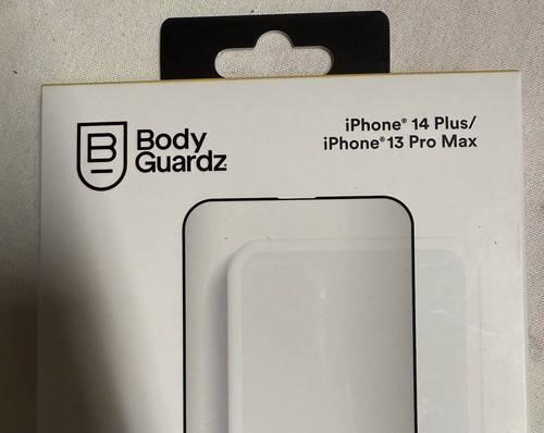 New IPHONE 14 Plus BodyGuardz Pure 2 Edge Guard TemperedGlass Screen Protector - Picture 2 of 4