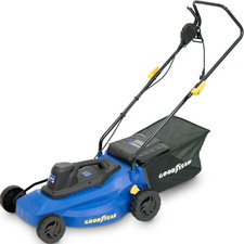 - Tosaerba Elettrico Da 1200 W, Larghezza Di Taglio 32 Cm, Altezza Regolabile 25