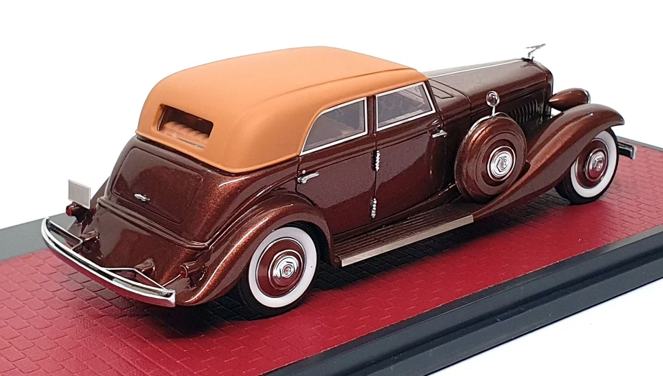 Matrix 1/43 Scale MX50406-021 - 1935 Duesenberg Rollston Sedan LWB - Met. Brown — 第 2/4 张图片