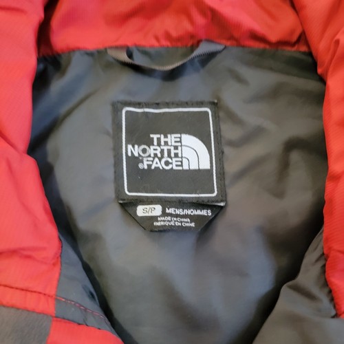 The North Face Primaloft Puffer Jacket Mens Small Red Zip Pockets Full Zip - Picture 5 of 7