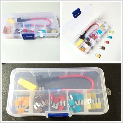 Mini 32V Car Micro2 In-line Fuse Holder Fuse Tap Fuse Puller & Micro2 Fuse Set