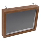 Medal Collection Box Enamel Pin Wall Display Wood Case Badge Holder