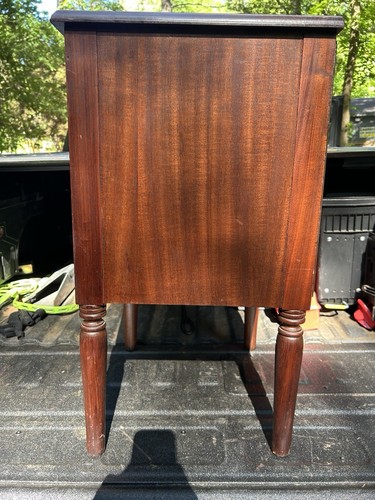 Antiker Räucherständer/Beistelltisch aus Holz - Bild 5 von 6