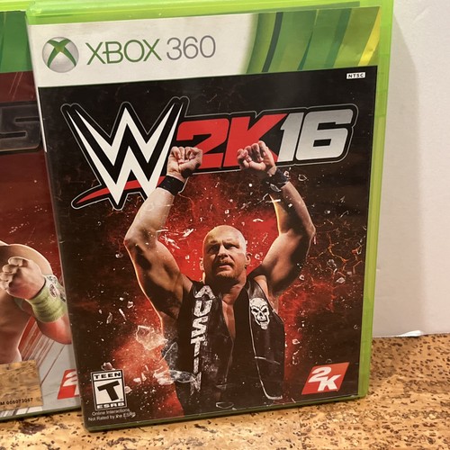 WWE 2k15 y 2k16- (Xbox 360) Probado, GC, Lucha Libre, Cena, Stone Cold Steve Austin - Imagen 2 de 13