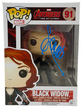 Scarlett Johansson Signed Black Widow Funko 91 Avengers Autograph Beckett LOA